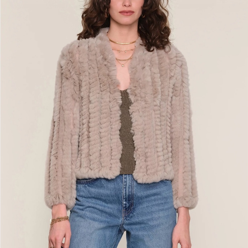 Heartloom Women's RABBIT FUR Jacket - Picture 6 of 8